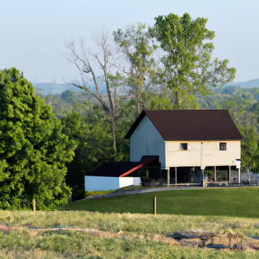 Rural homes in Franklin, Kentucky