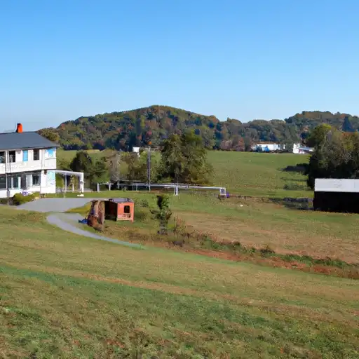 Rural homes in Grayson, Kentucky
