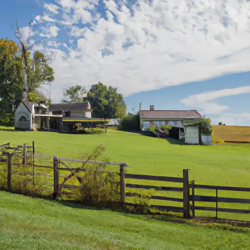Rural homes in Jackson, Kentucky