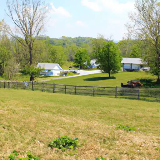 Rural homes in Jessamine, Kentucky