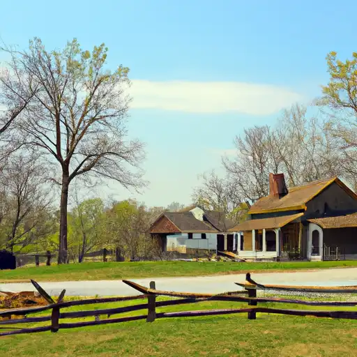 Rural homes in Johnson, Kentucky