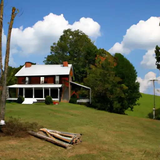 Rural homes in Leslie, Kentucky