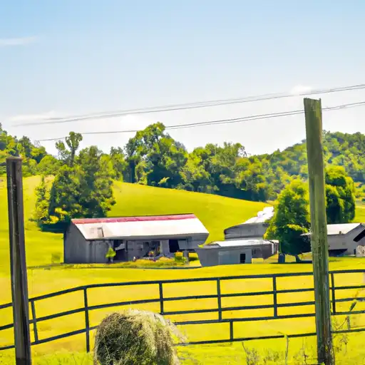 Rural homes in Lincoln, Kentucky