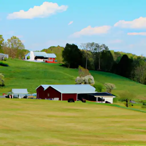 Rural homes in Lyon, Kentucky