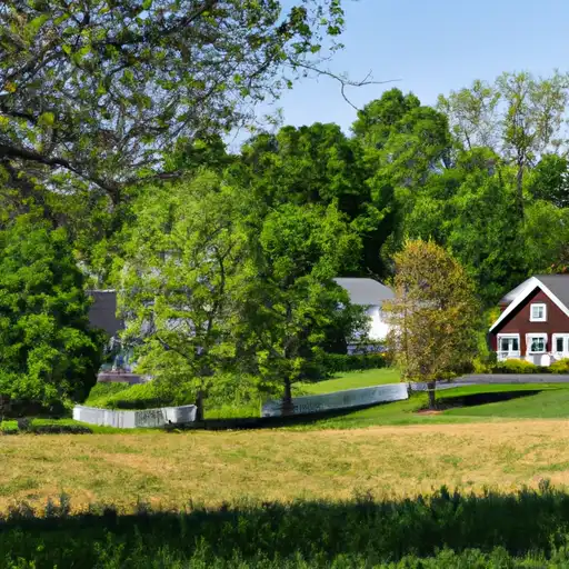 Rural homes in Marion, Kentucky