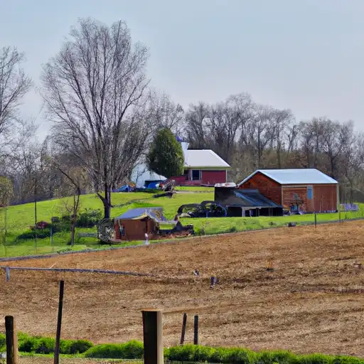 Rural homes in McCracken, Kentucky
