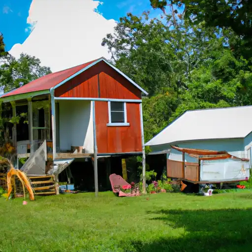 Rural homes in McLean, Kentucky