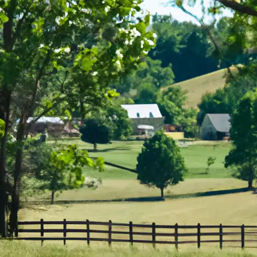 Rural homes in Monroe, Kentucky