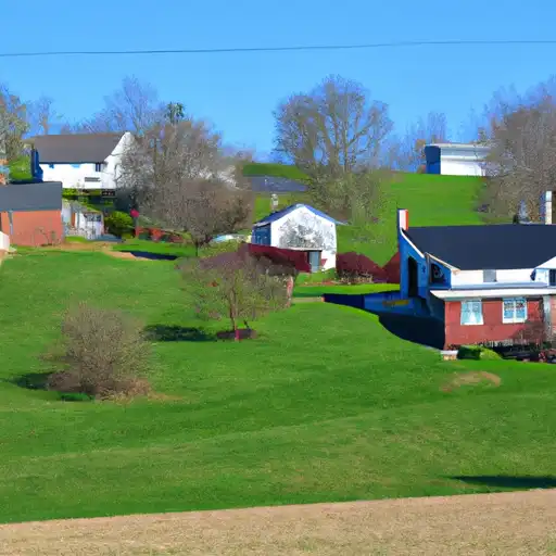 Rural homes in Trimble, Kentucky