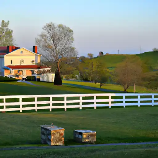 Rural homes in Warren, Kentucky