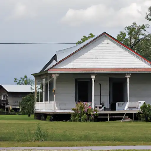 Rural homes in Acadia, Louisiana