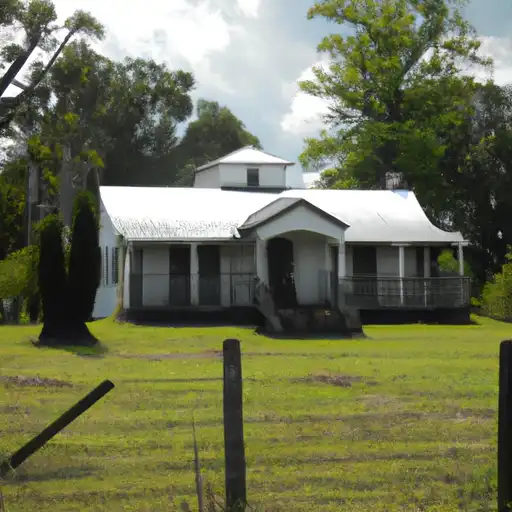 Rural homes in Beauregard, Louisiana