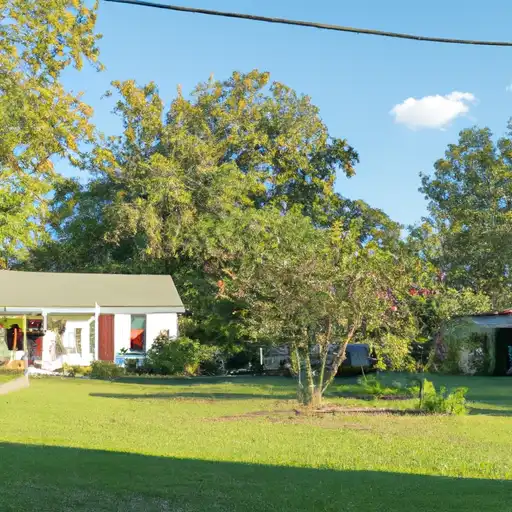 Rural homes in East Baton Rouge, Louisiana