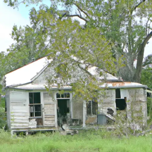 Rural homes in East Feliciana, Louisiana