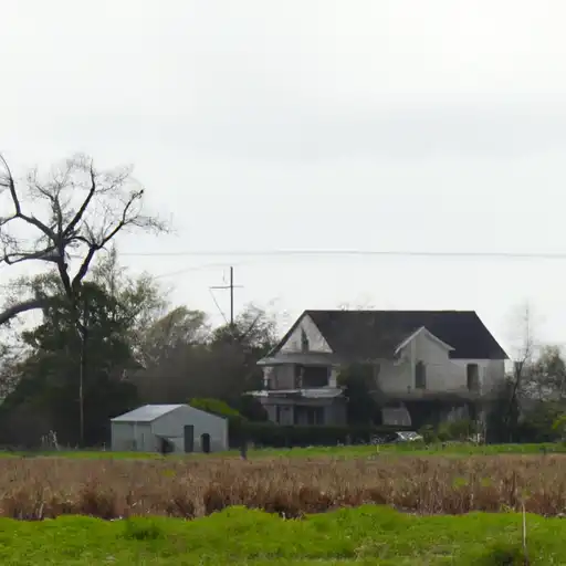 Rural homes in Jefferson, Louisiana