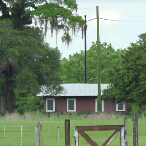 Rural homes in Lincoln, Louisiana
