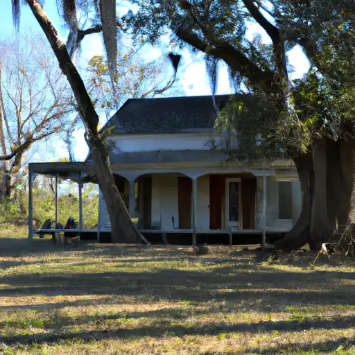 Rural homes in Pointe Coupee, Louisiana