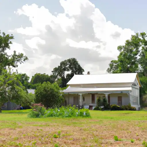 Rural homes in Saint Landry, Louisiana