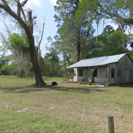 Rural homes in Saint Mary, Louisiana