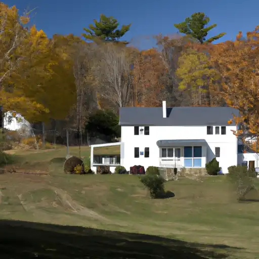 Rural homes in Hampden, Massachusetts