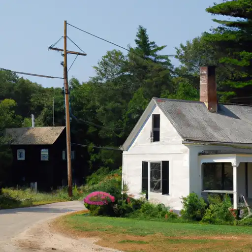 Rural homes in Norfolk, Massachusetts