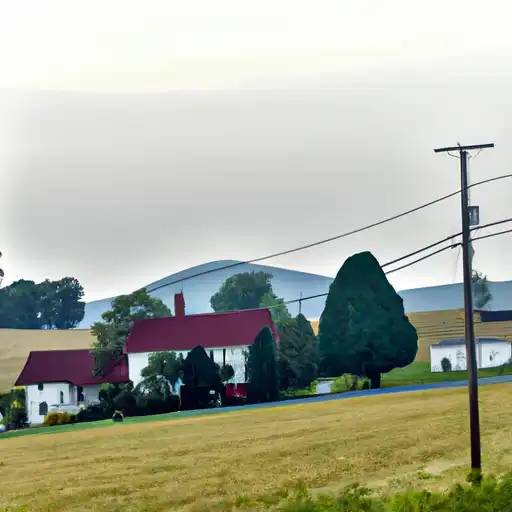 Rural homes in Frederick, Maryland