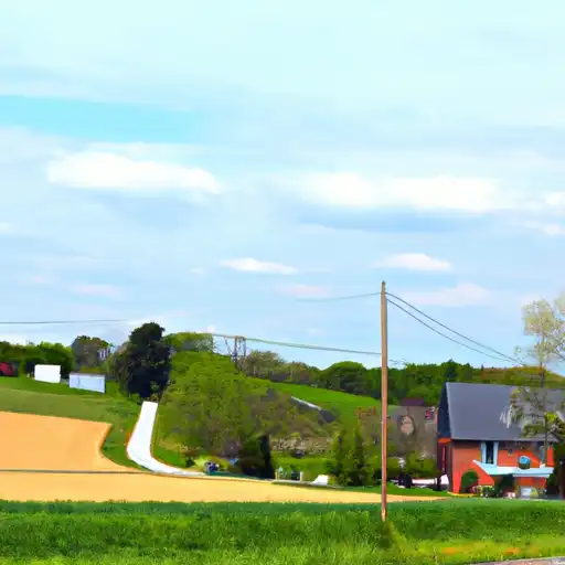 Rural homes in Harford, Maryland