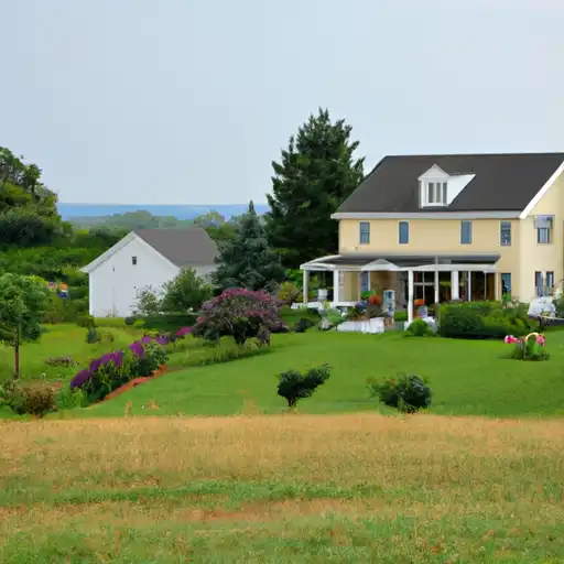 Rural homes in Howard, Maryland