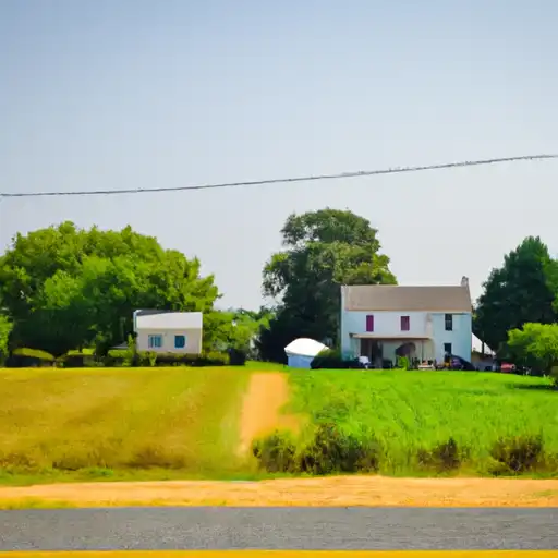 Rural homes in Saint Mary's, Maryland