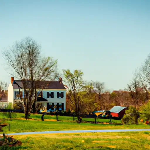 Rural homes in Washington, Maryland