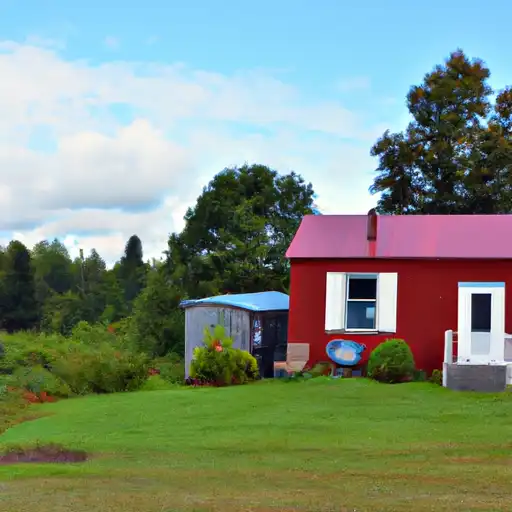 Rural homes in Aroostook, Maine