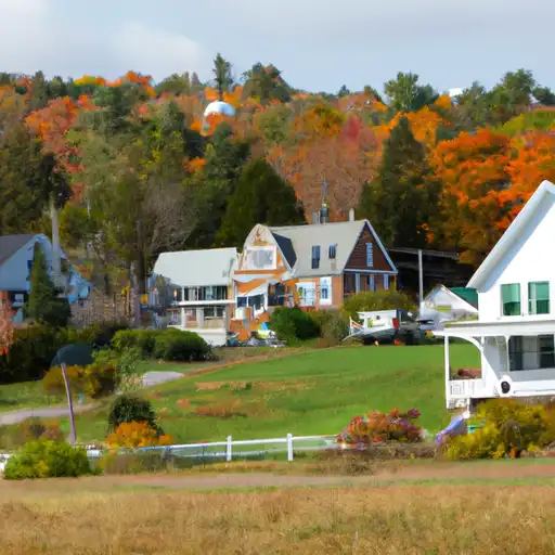 Rural homes in Cumberland, Maine