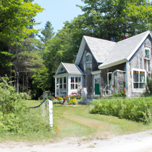 Rural homes in Piscataquis, Maine