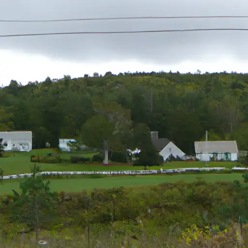 Rural homes in Sagadahoc, Maine