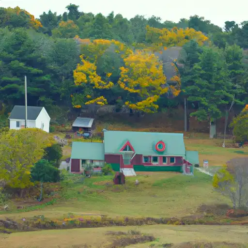 Rural homes in Somerset, Maine