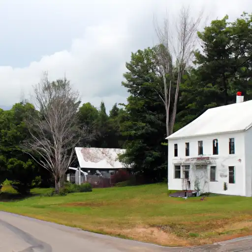 Rural homes in Washington, Maine
