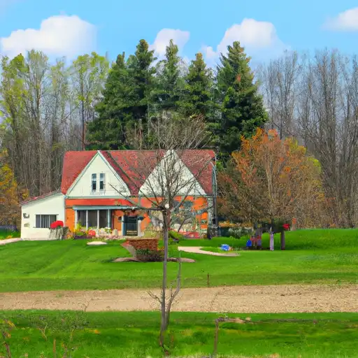 Rural homes in Allegan, Michigan