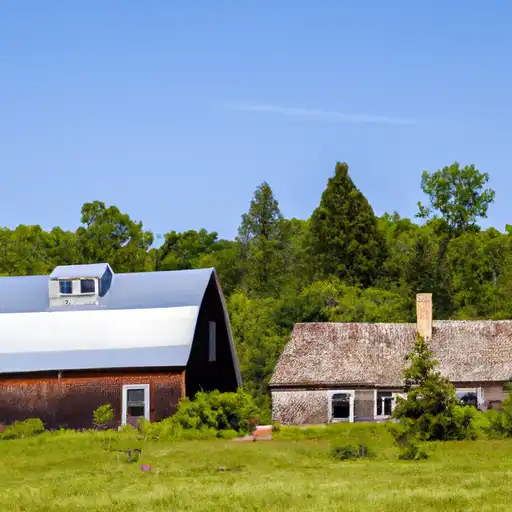 Rural homes in Antrim, Michigan
