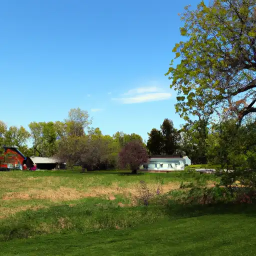 Rural homes in Branch, Michigan