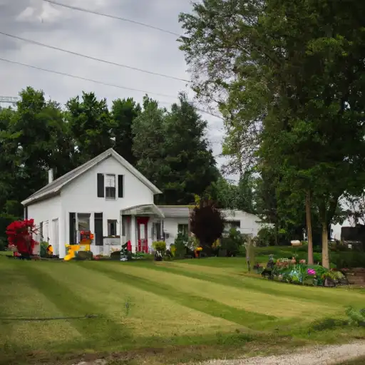 Rural homes in Cass, Michigan