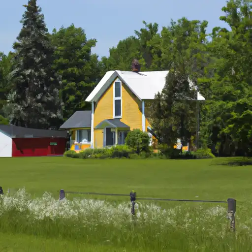 Rural homes in Clinton, Michigan