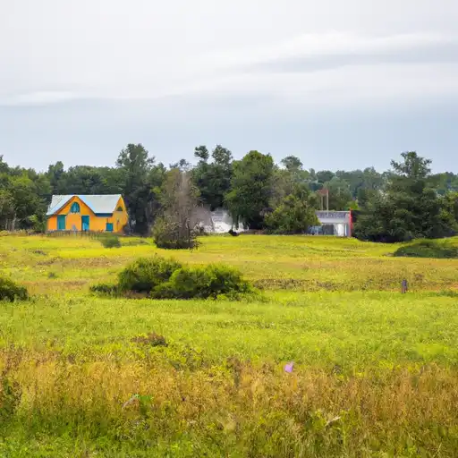 Rural homes in Grand Traverse, Michigan
