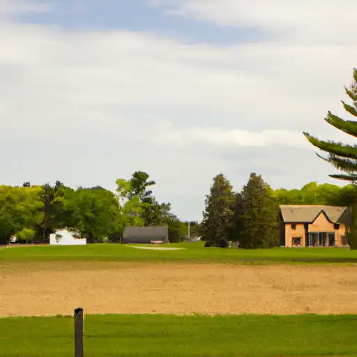 Rural homes in Kent, Michigan