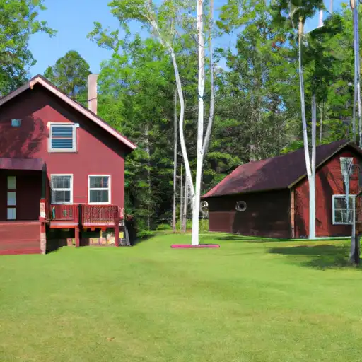 Rural homes in Keweenaw, Michigan