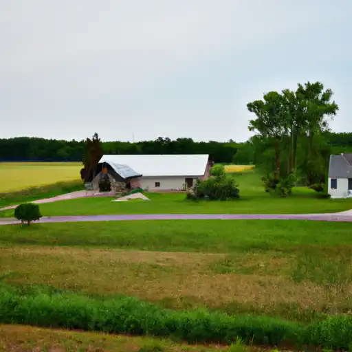 Rural homes in Monroe, Michigan