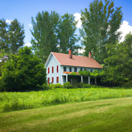 Rural homes in Montmorency, Michigan