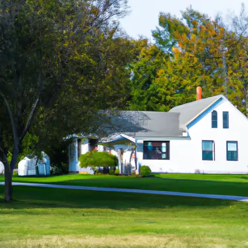 Rural homes in Osceola, Michigan