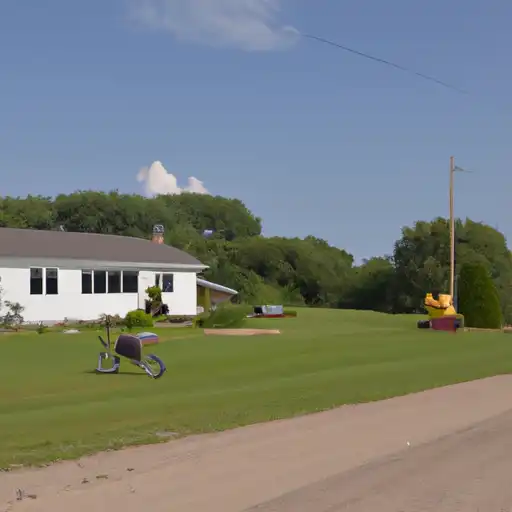 Rural homes in Chisago, Minnesota