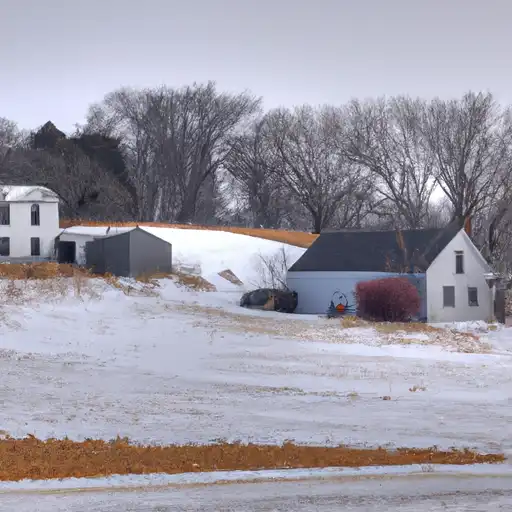 Rural homes in Faribault, Minnesota