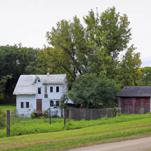 Rural homes in McLeod, Minnesota